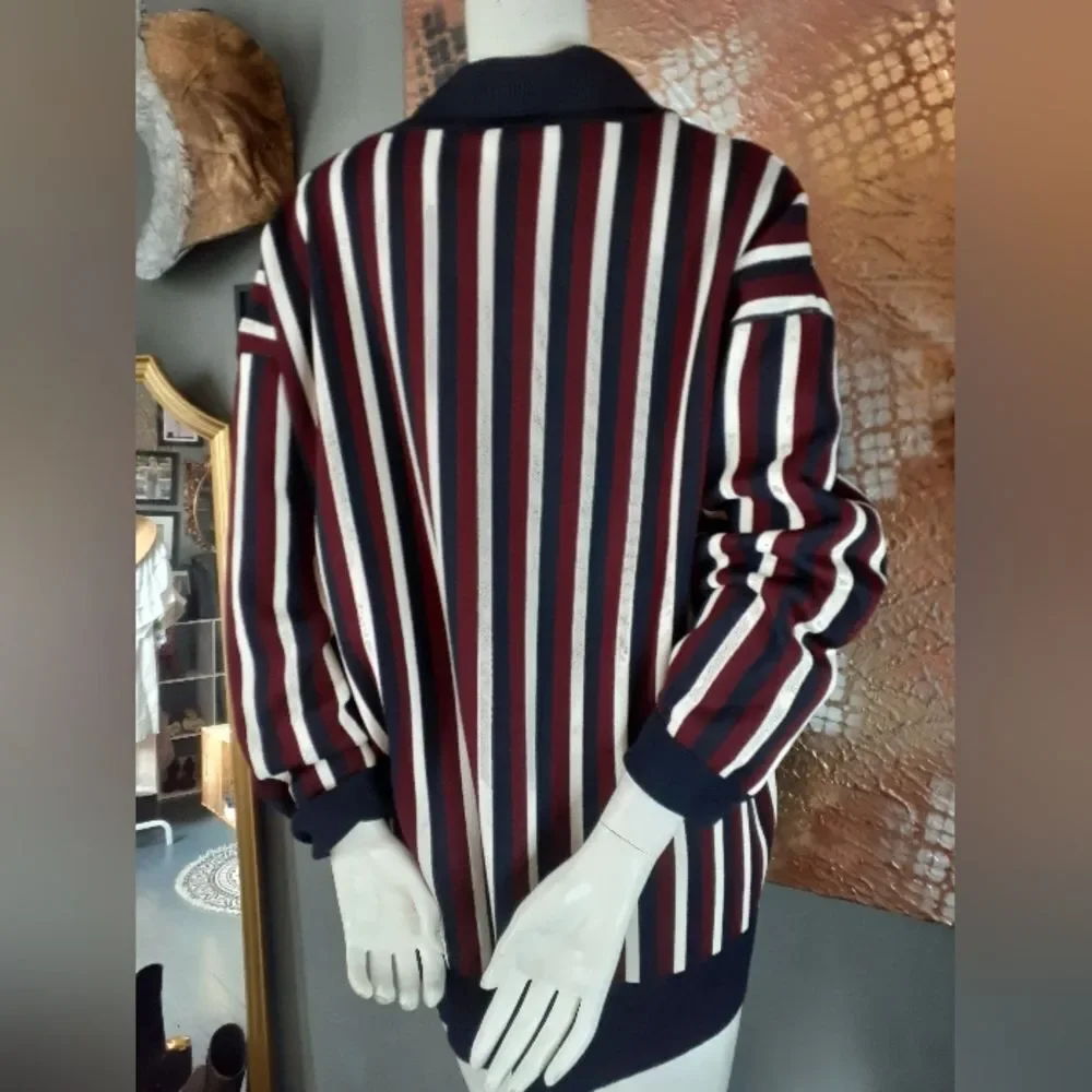 Zara Nwt Striped V-Neck Sweater - Picture 6 of 12